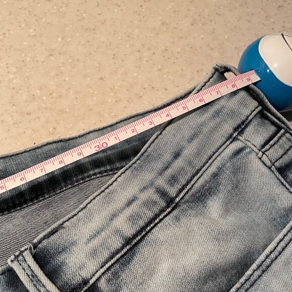 Buffalo David Bitton Faith Skinny Mid Rise Light Wash Distressed Denim Jeans - Picture 3 of 6